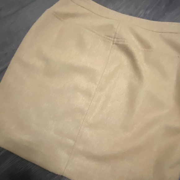 Vineyard vines wool mix skirt brown zipper pocket - Picture 4 of 12